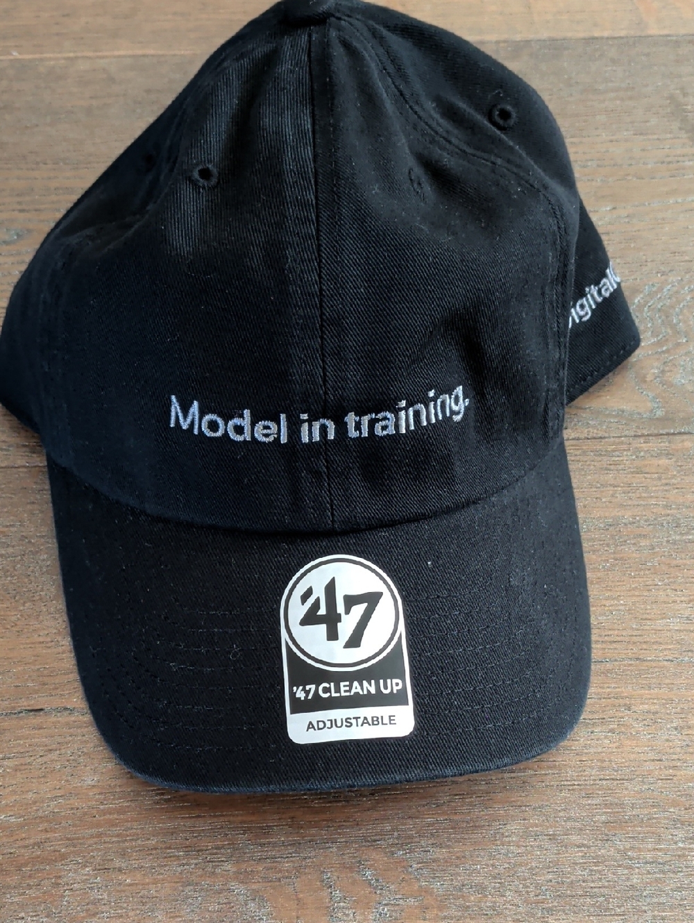 '47 Black Hat with White Logo Patch